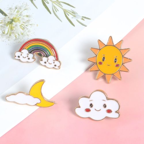 Weather Enamel Pins