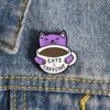 Cats & Caffeine Enamel Pin