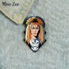 David Bowie Enamel Pin