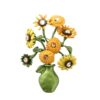 Sunflower Vase Brooch