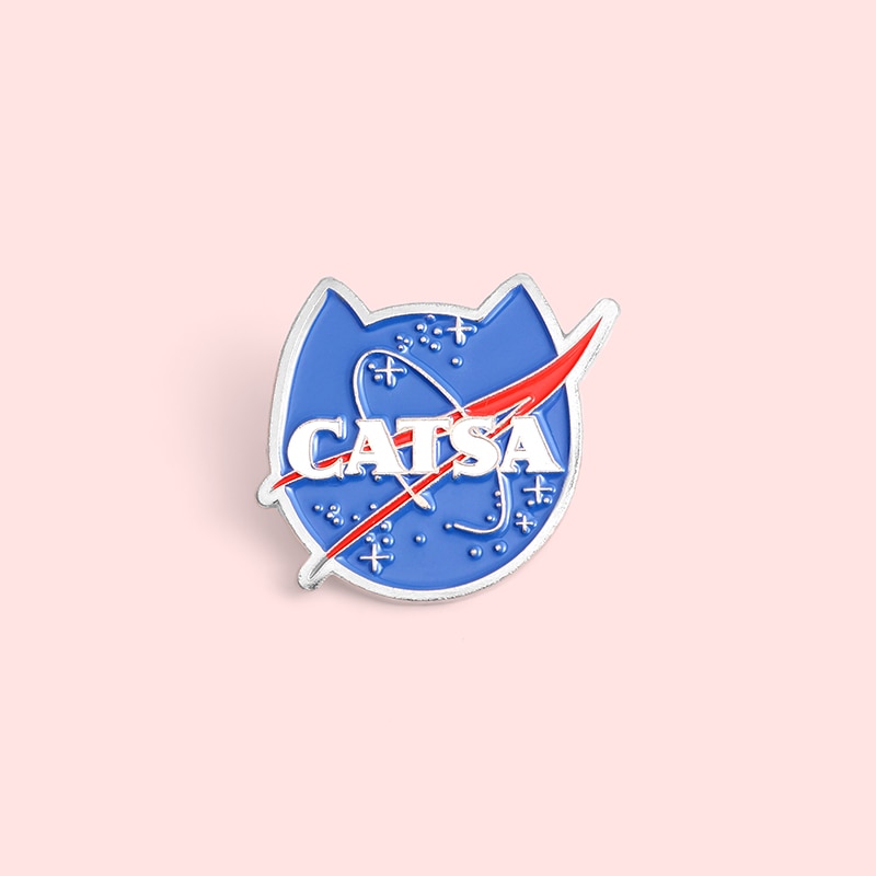 NASA Cat Enamel Pin