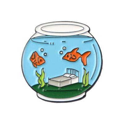 Fishbowl Enamel Pin