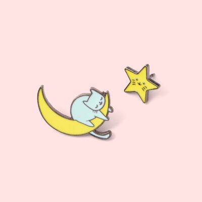 Good Night Enamel Pins