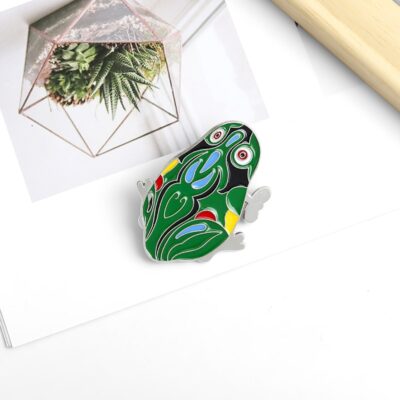 80's Childhood Frog Toy Enamel Pin