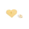 Heart Self Love Typography Enamel Pin