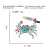Murderous Crab Enamel Pin