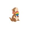 Pride Flag Animals Enamel Pin