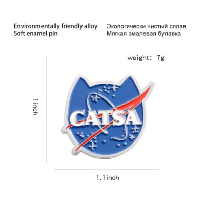 NASA Cat Enamel Pin
