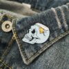 Skull Fish Tank Enamel Pin