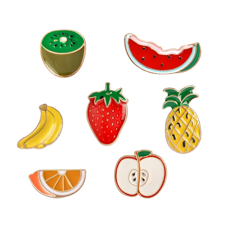 Fruits Enamel Pins