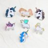 Cartoon Pegasus Enamel Pins