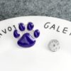 Purple Dog Paw Enamel Pin