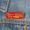 Blood Red Enamel Pins