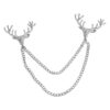 Reindeer Collar Chain Pin