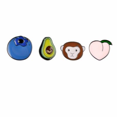 Cartoon Animal & Fruits Enamel Pins