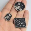 Moonlit Dagger Enamel Pins