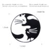 Tai Chi Cats Enamel Pin