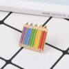 Colored Pencils Enamel Pin