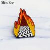 Lynch Style Fire Enamel Pin