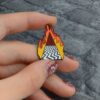 Lynch Style Fire Enamel Pin