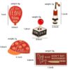 Blood Red Enamel Pins