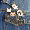 Cartoon Kittens Enamel Pins