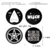 Monochrome Witchcraft Enamel Pins
