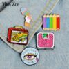 Girl's Daily Enamel Pins