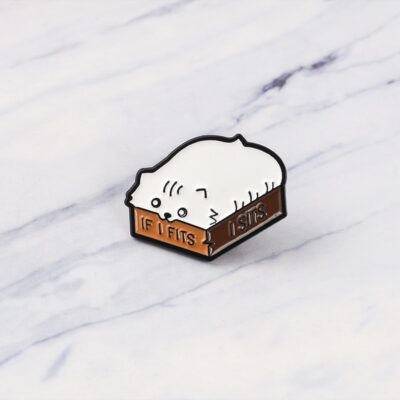 If I Fits I Sits Enamel Pin