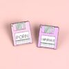 Shh! Secret File Enamel Pins