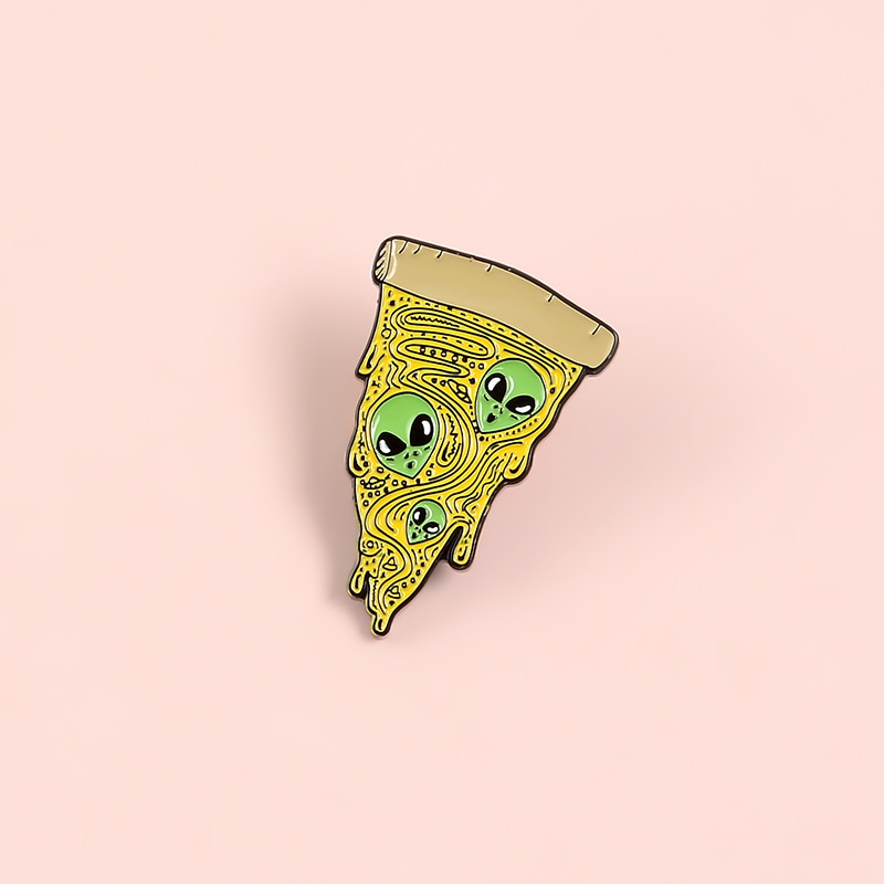 ET Pizza Enamel Pin