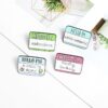 4 Styles Fun Dialogue Quote Enamel Pins