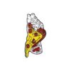 Zombie Pizza Party Enamel Pins