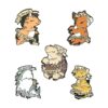 The Animal Party Enamel Pin Collection