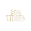So Tired Enamel Pin