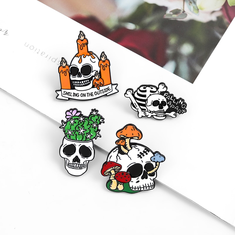 The Gothic Punk Enamel Pin Collection