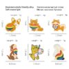 Pride Flag Animals Enamel Pin