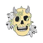 White lily skeleton